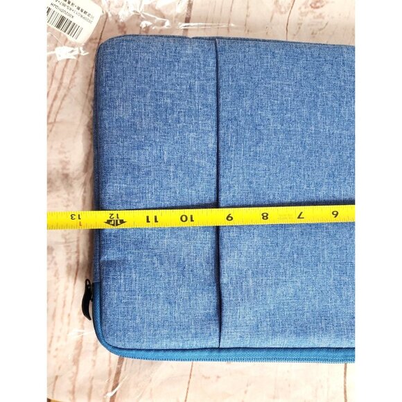 Blue Laptop Sleeve With Aqua Keyboard Cover, Screen Protector For MacBook Air - Picture 7 of 9